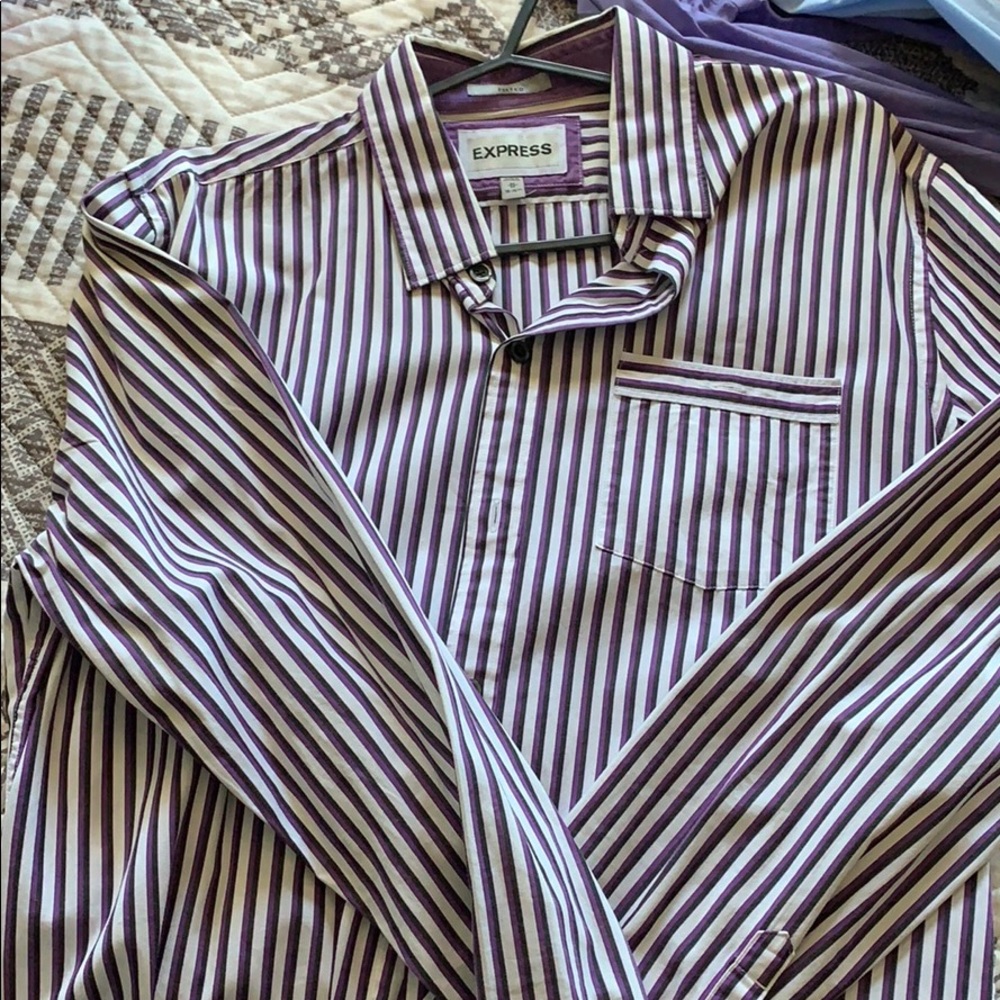 Stripped button down